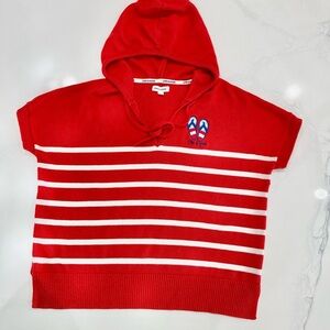 Life Is Good Vibrant Red Knit Top